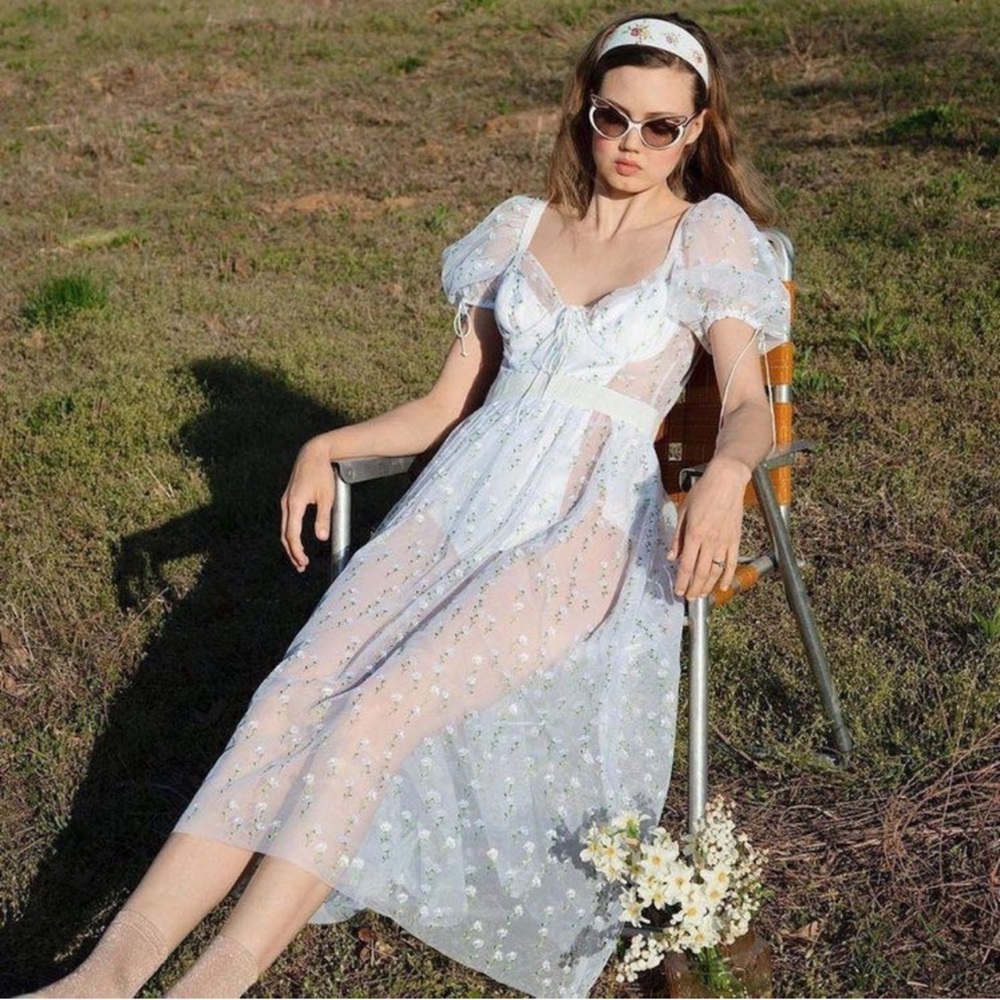 NWT For Love & Lemons Frescia Dress